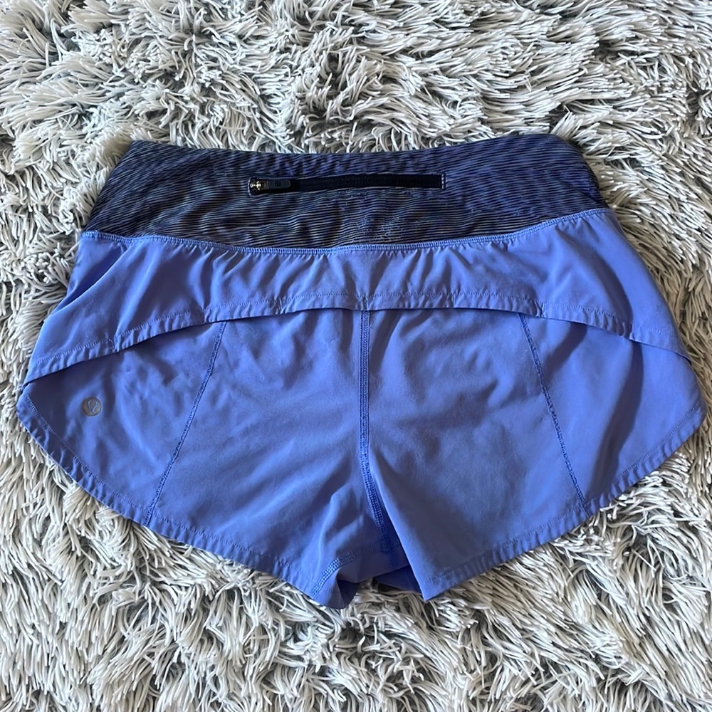 lululemon athletica Two-Tone Purple Athletic Shorts